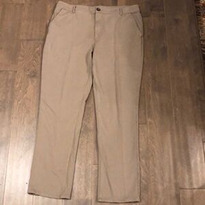 True Classic comfort khakis  men’s pants flat front 36 tan